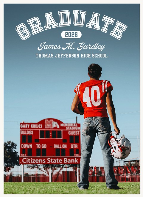 Varsity Archway Graduation Cards