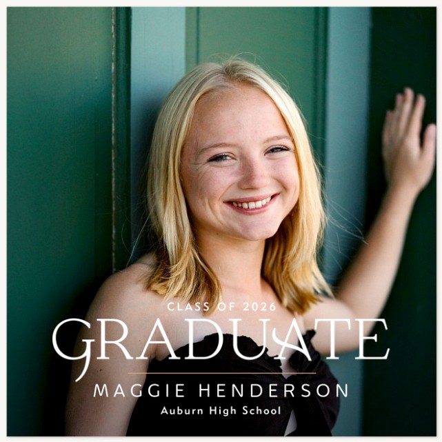 Delicate Line Graduation Cards