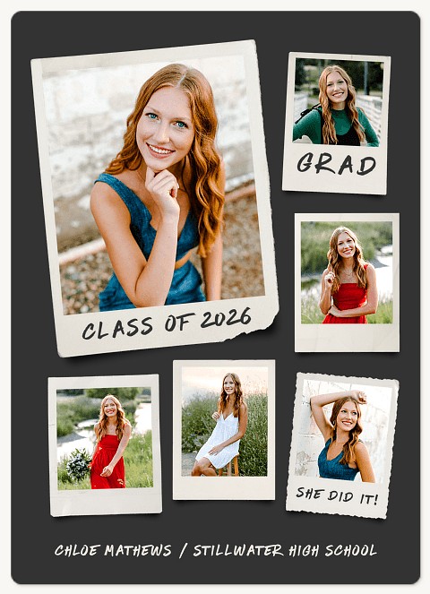 Vintage Collage Graduation Cards