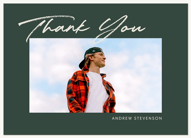 Scripted Showcase Thanks Thank You Cards 