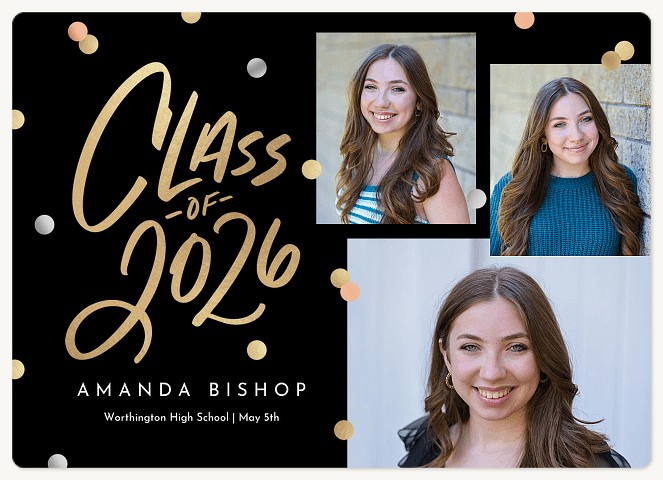 Confetti Grad Graduation Cards