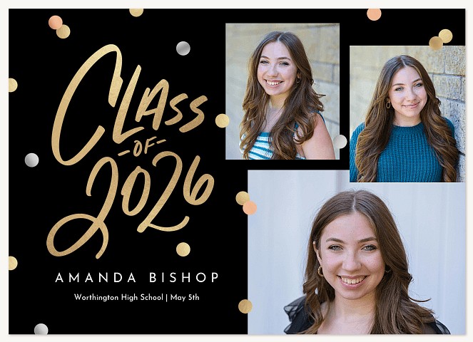 Confetti Grad Graduation Cards