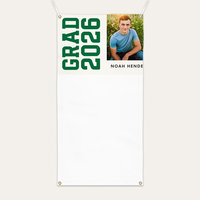 Year Lineup Graduation Photo Banner Custom Banners