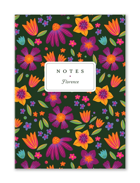 Bright Foliage Custom Hardcover Journals