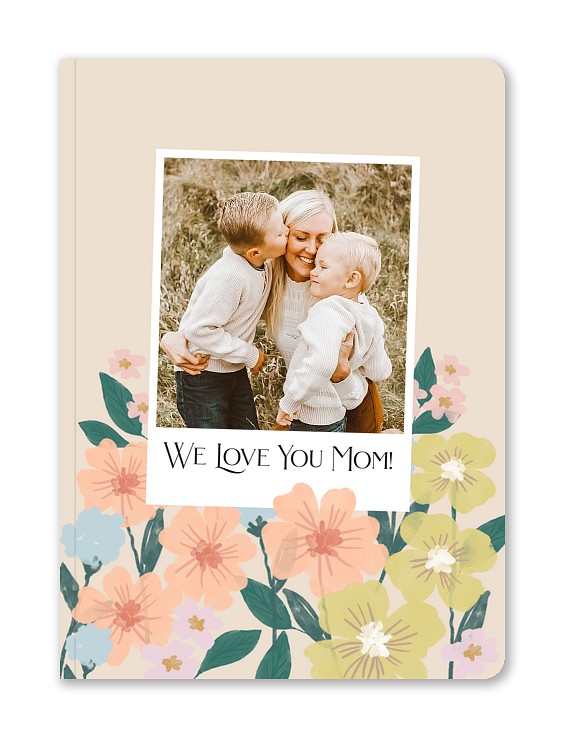 Gentle Blossoms Custom Softcover Journals