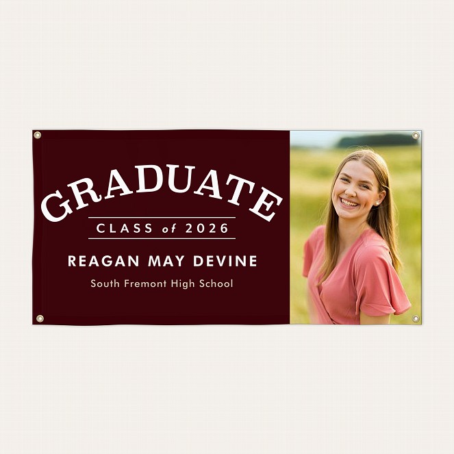 Above the Curve Graduation Banner Custom Banners