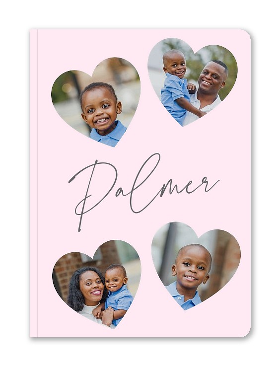 Heart Photos Custom Softcover Journals
