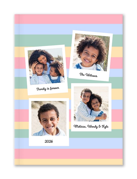 Family Snaps Custom Hardcover Journals