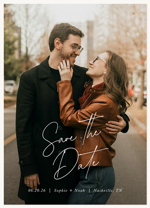 A Big Date Save the Date Cards