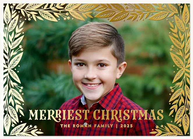 Wintery Botanical Christmas Cards