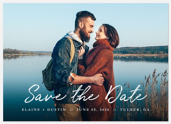 Signature Look Save the Date Photo Cards