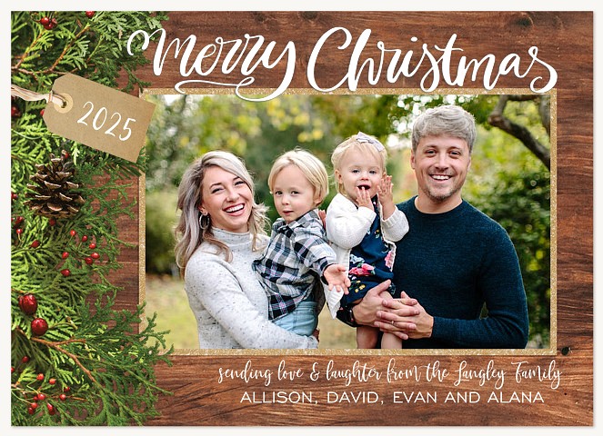 Jolly Boughs Christmas Cards