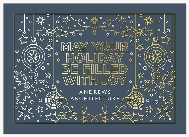 Ornamental Business Holiday Cards