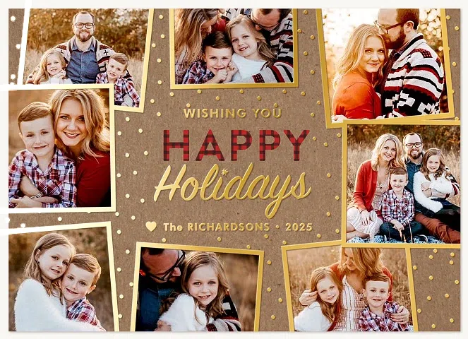 Merry Snapshots Photo Holiday Cards