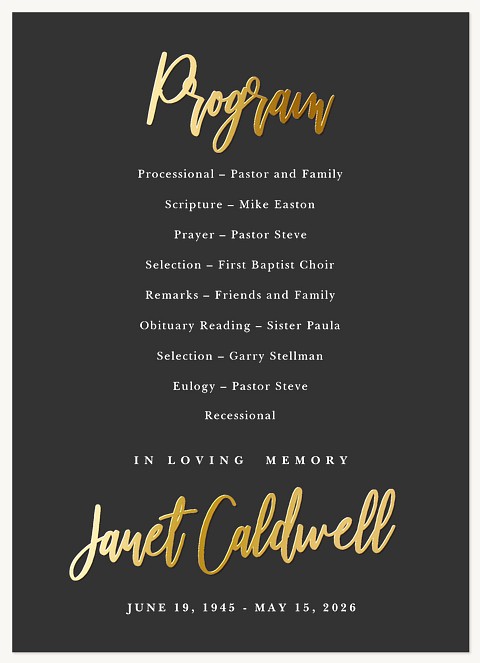 Shimmering Memory Memorial & Sympathy Cards