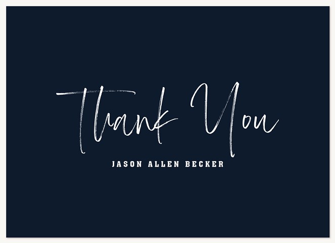 Penned Thanks Thank You Cards 