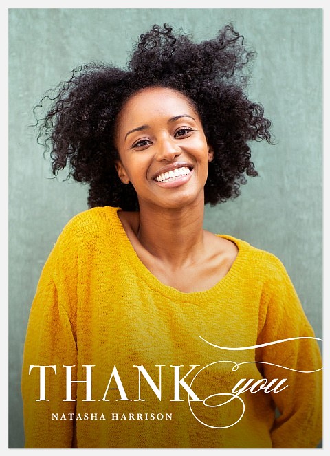 Refined Style Thank You Cards 