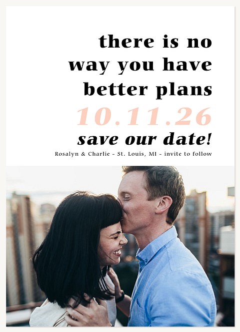 Plan on It Save the Date Cards