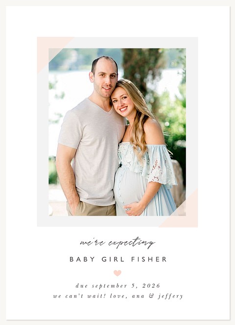 Simple Frame Pregnancy Announcements