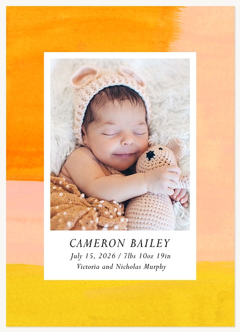Marigold Baby Announcements