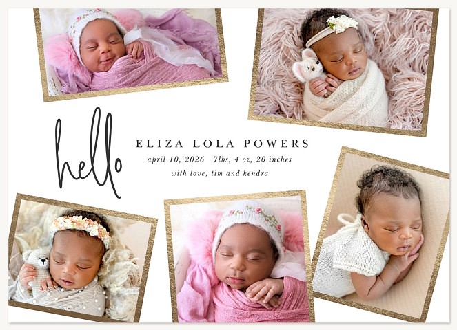 Chic Collection Baby Announcements