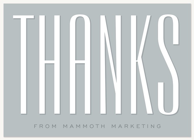 Bold Journey Business Thank You Cards