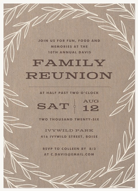 Rustic Vines Invitations