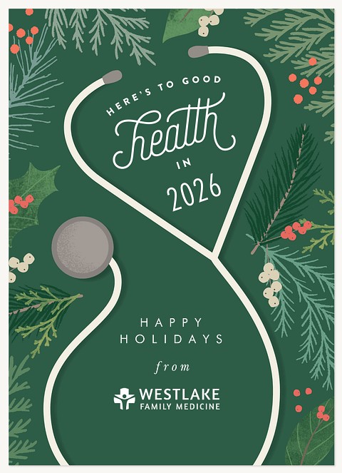Good Health Business Holiday Cards