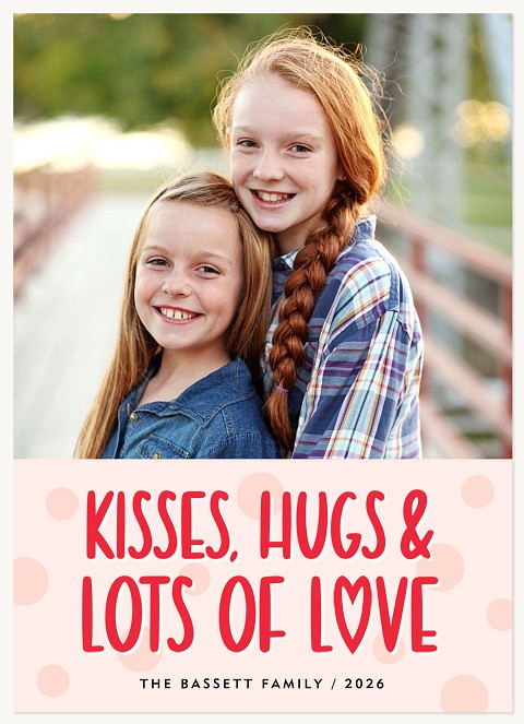 Polka-dot Love Valentines Cards