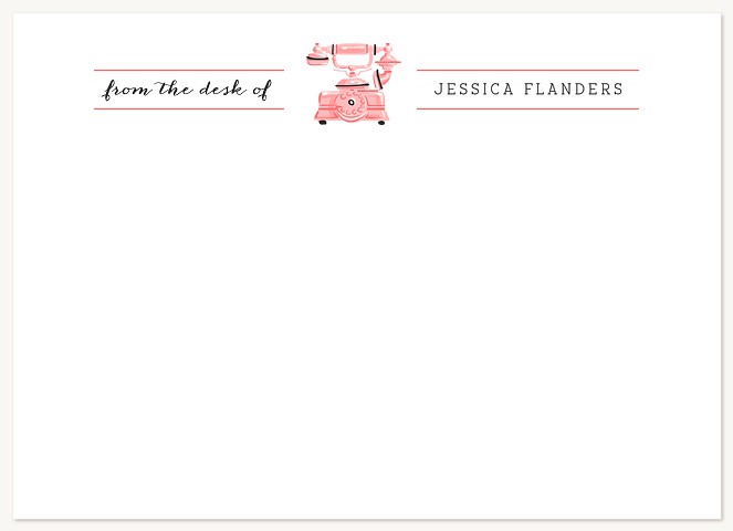 Vintage Phone Stationery