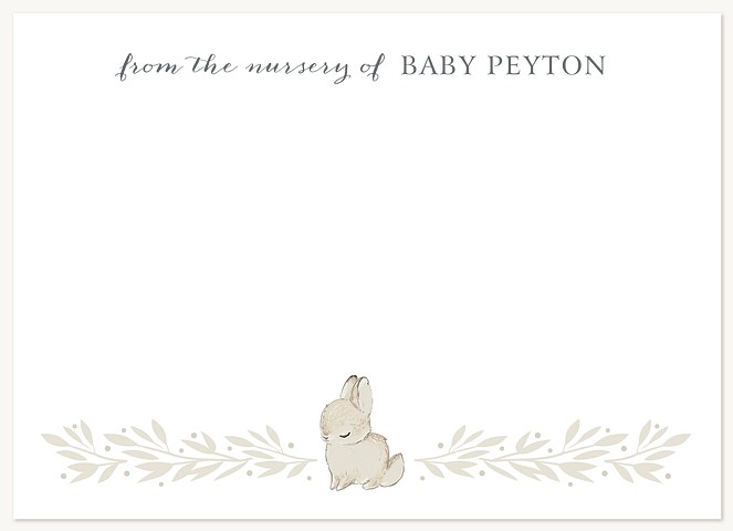 Vintage Rabbit Stationery For Kids