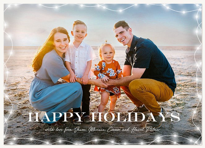 Light Frame Business Holiday Cards