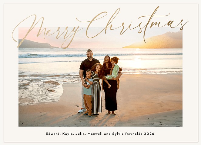 Abundant Wishes Business Holiday Cards