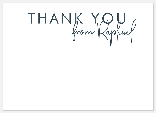 Signed Thanks Thank You Cards 