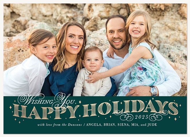 Seasons of Cheer Personalized Holiday Cards