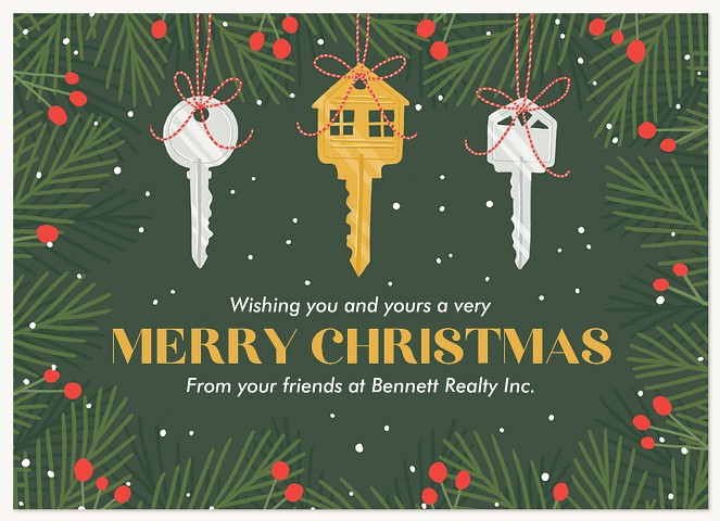 Festive Frame Business Holiday Cards