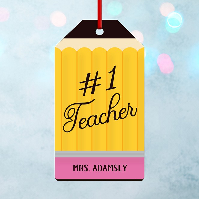 Best Teacher Personalized Ornaments
