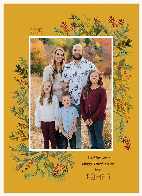 Thanksgiving Foliage Thanksgiving Cards