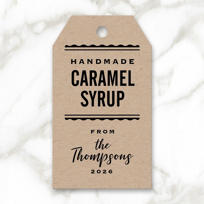 Homemade Custom Gift Tags