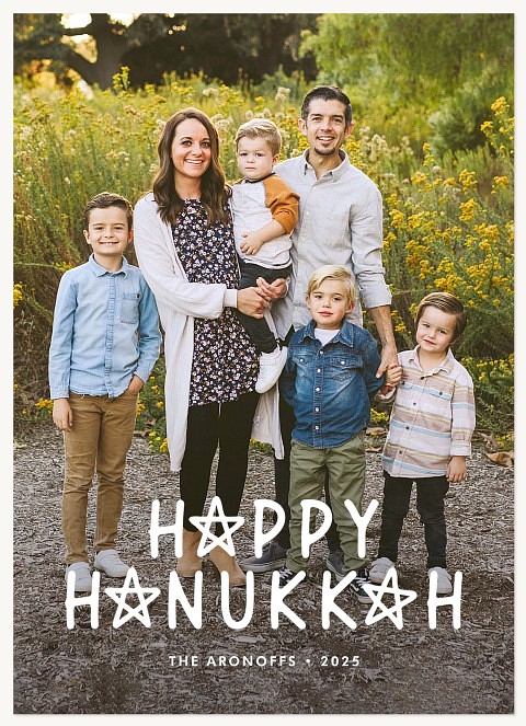Starlight Hanukkah Cards