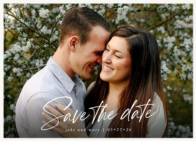 Casual Elegance Save the Date Cards