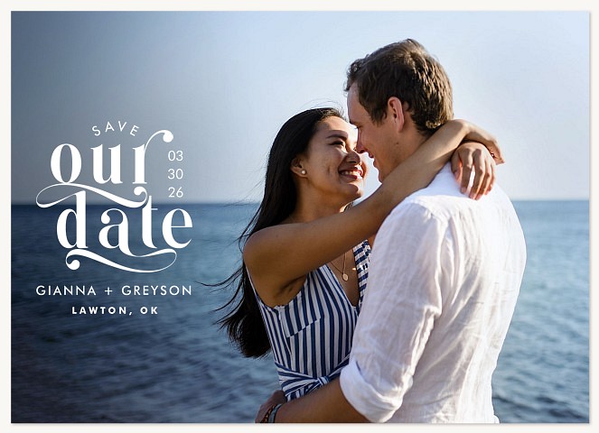 Our Date Save the Date Cards