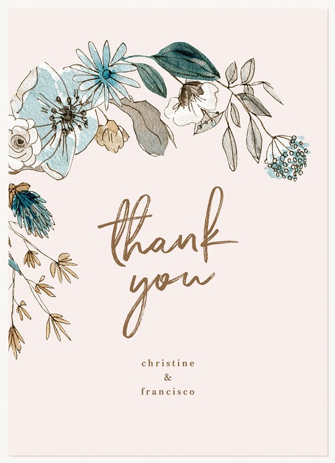 Mixed Florals Thank You Cards 