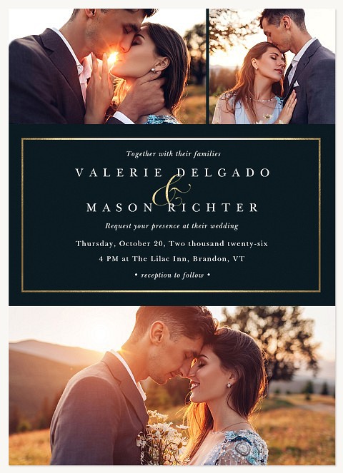 Traditional Style Wedding Invitations