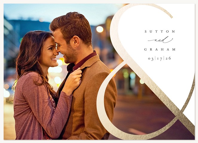 Ampersand Save the Date Cards