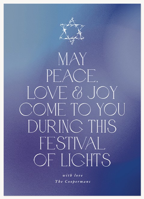 Festival of Lights Hanukkah Cards
