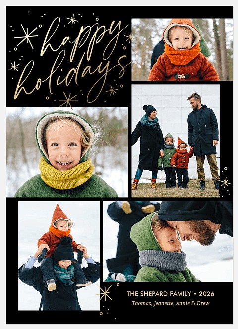 So Sparkling Holiday Photo Cards