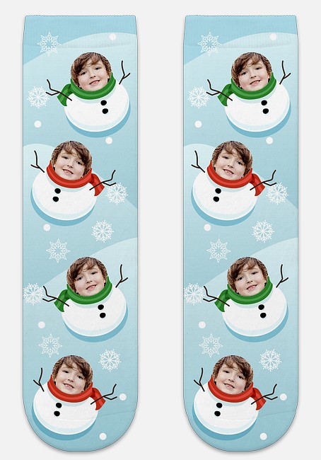 Jolly Snowmen Custom Socks