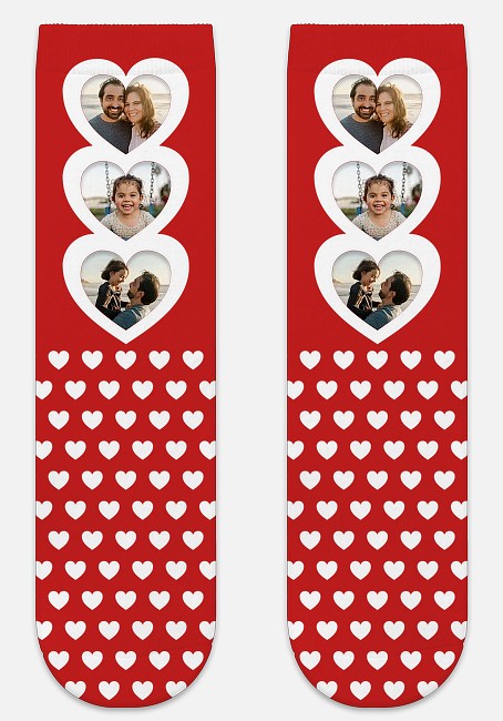 Bold Hearts Custom Socks