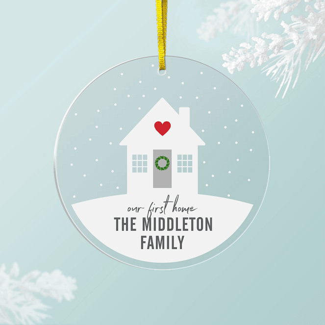 Our First Home Personalized Ornaments
